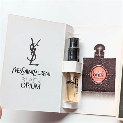 ysl black opıum perfume sample|YSL Black Opium scent notes.